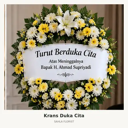 Krans Bunga Duka Menteng